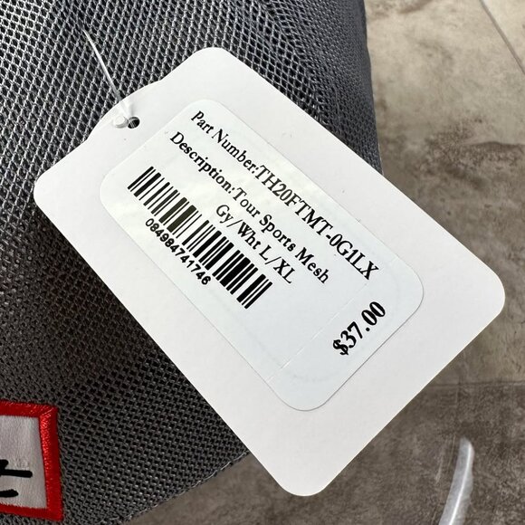 Titleist Tour Sports Mesh Grey White Fitted Golf Hat/Cap Pick Your Size! - Picture 11 of 12